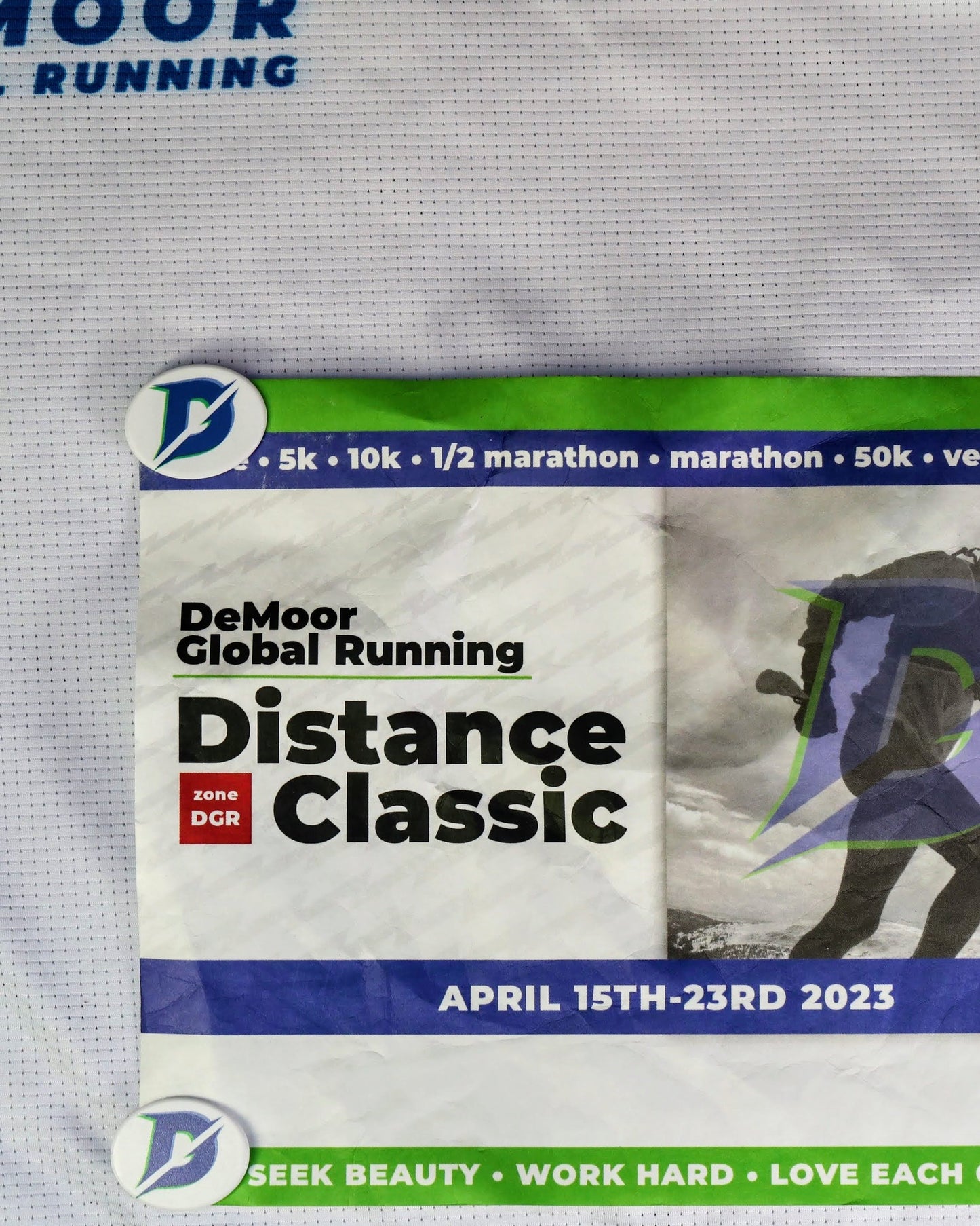 Race Bib Number Fastener
