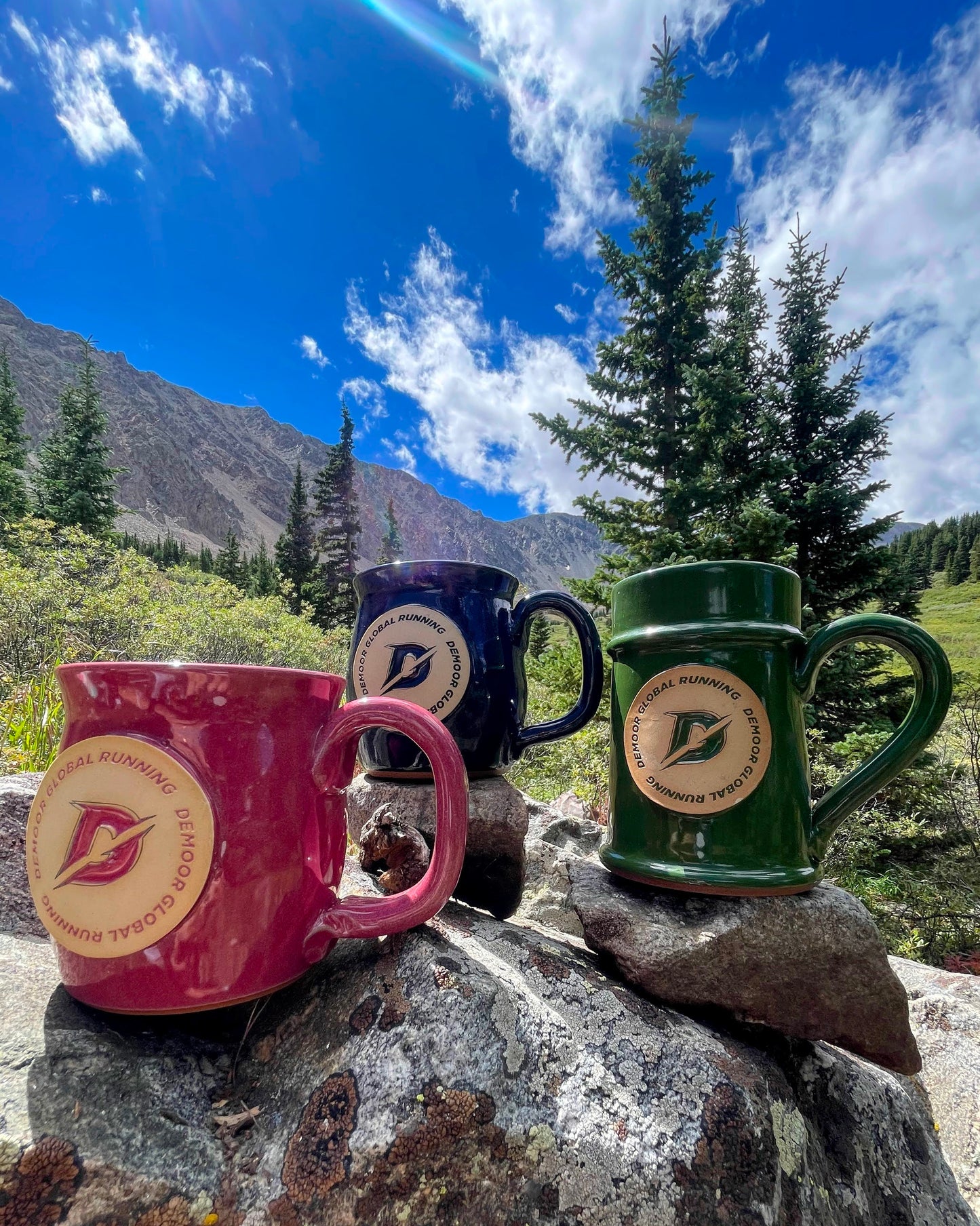 DeMoor Global Running Mugs